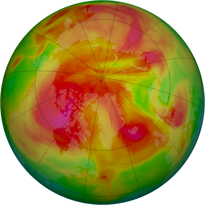 Arctic ozone map for 01 April 1979